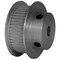 B&B Manufacturing 50-2P09-6FA3, Timing Pulley, Aluminum, Clear Anodized,  50-2P09-6FA3 - alternate 1